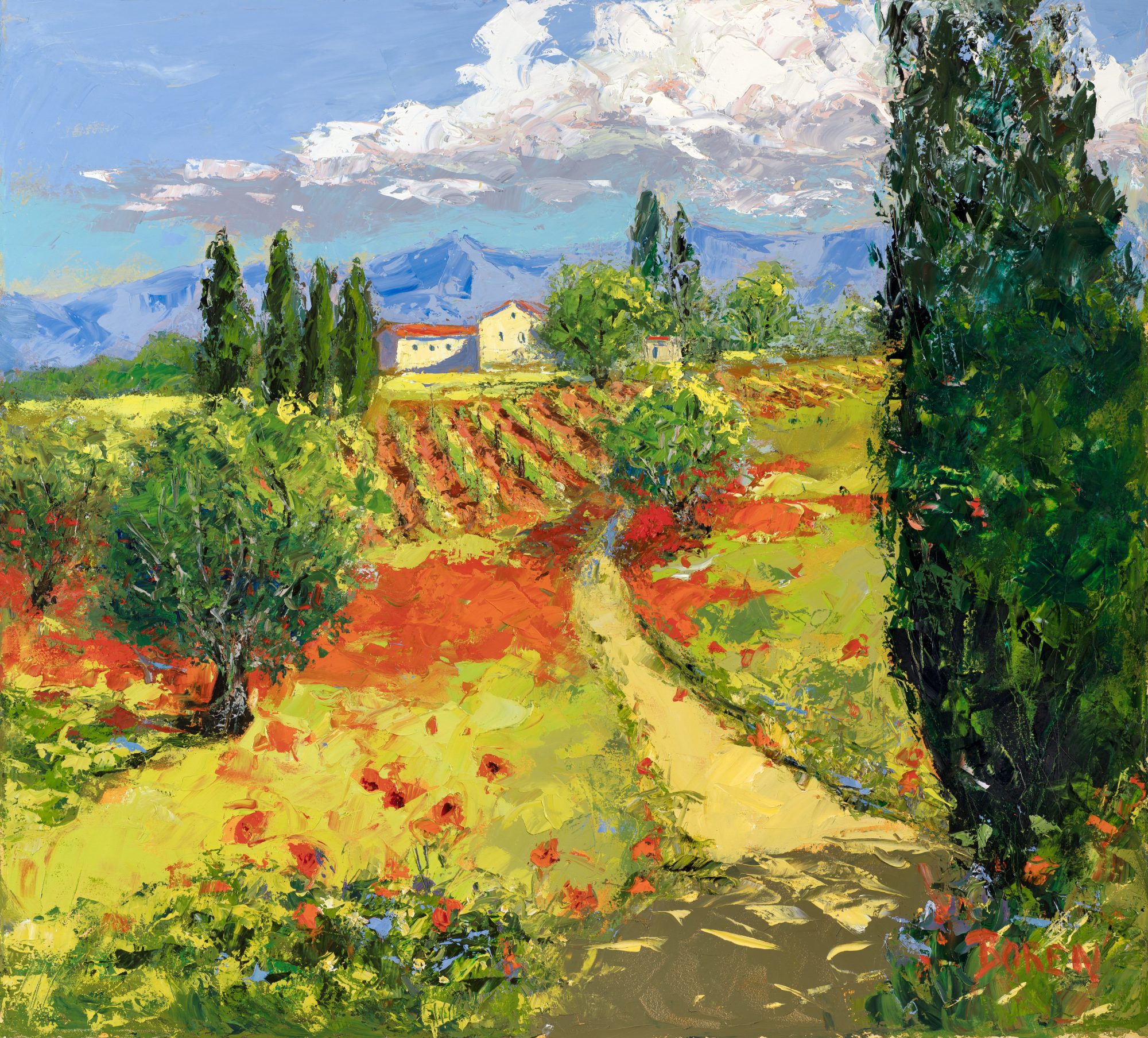 COQUELICOTS - By Evelyne Boren