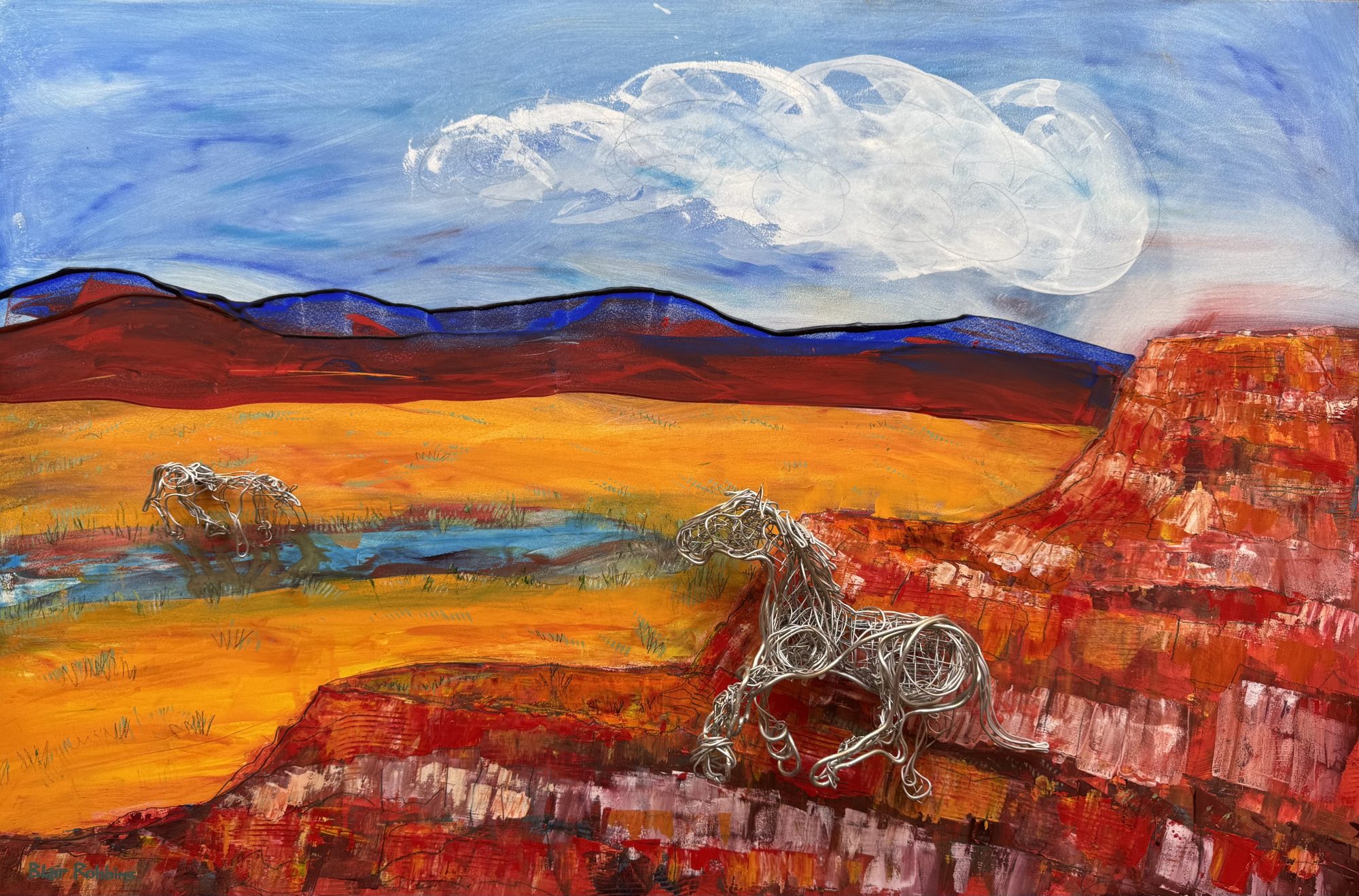 "STILL WATERS OF THE DESERT HEART" by Blair Robbins