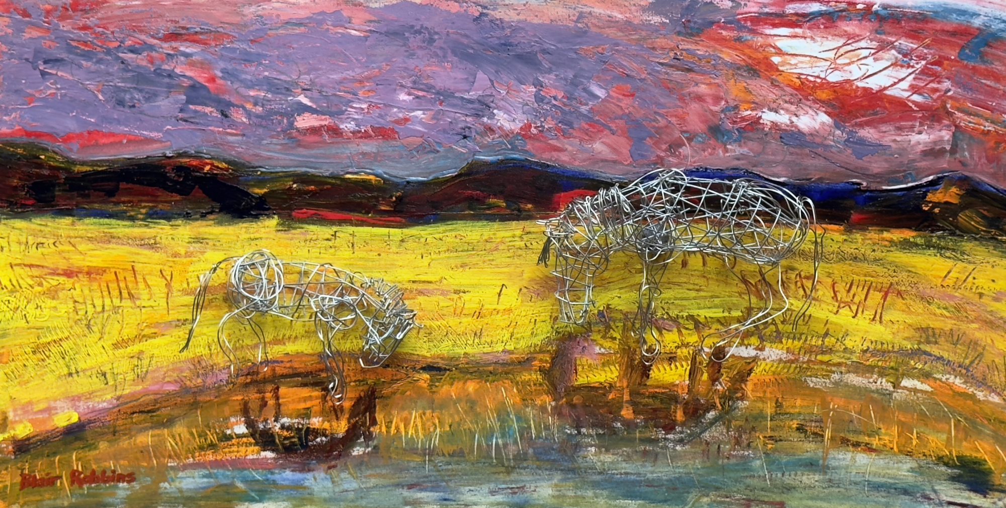 "REFELCTIONS OF BOND AND THIRST" by Blair Robbins
