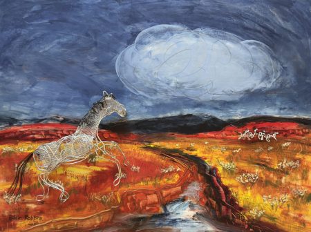 "WILD SPIRITS MIRROR THE VIBRANT ENERGY OF SPRING" by Blair Robbins