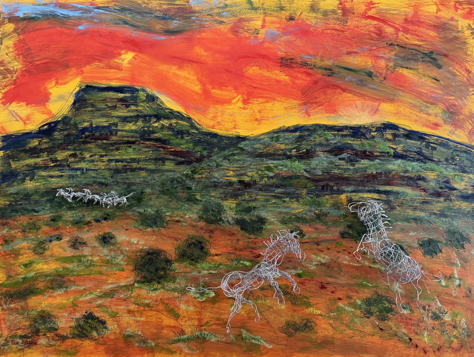 "FREE SPIRITS IN TWILIGHT'S SPLENDOR" by Blair Robbins