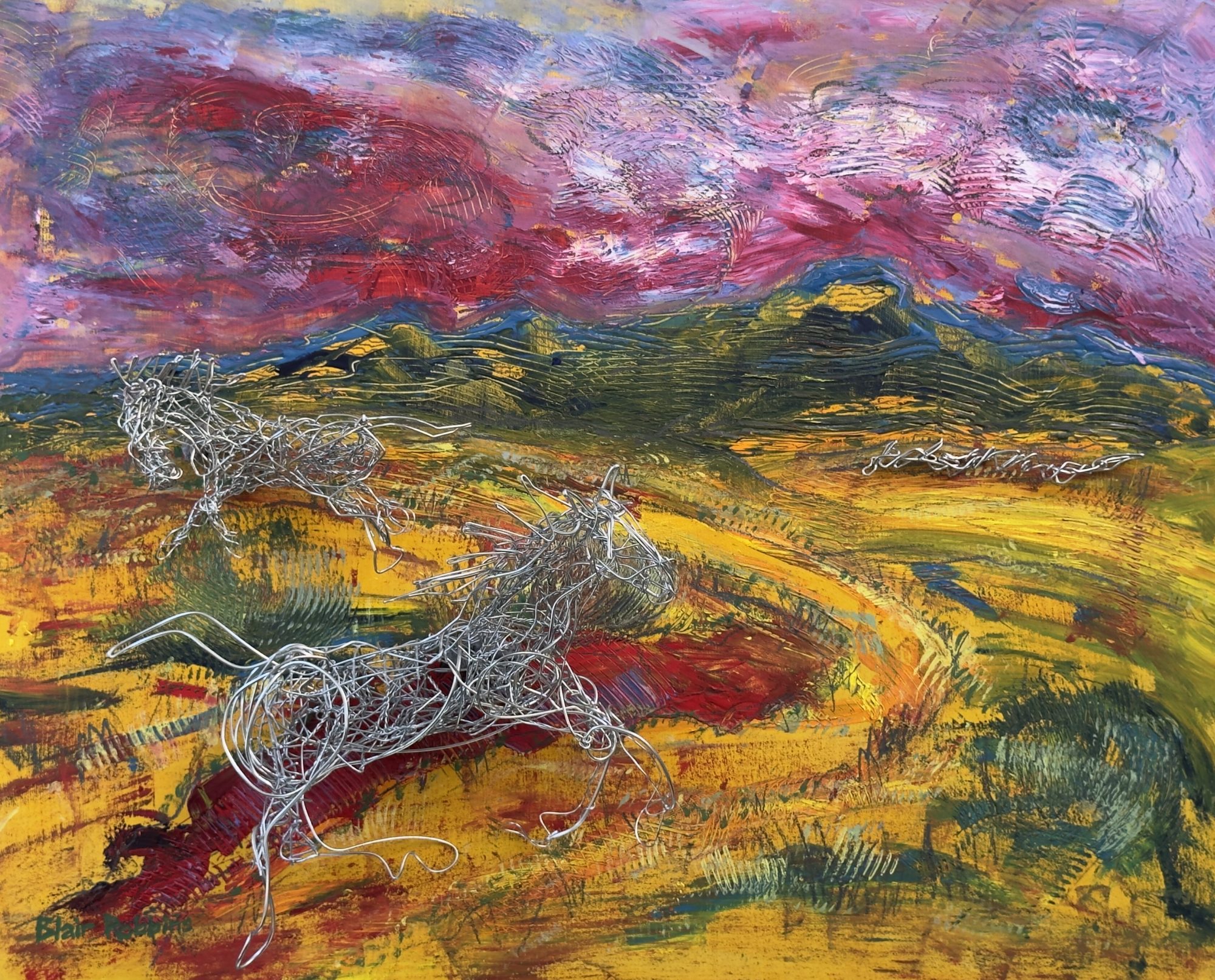 "DANCE OF COLOR AND FREEDOM" by Blair Robbins