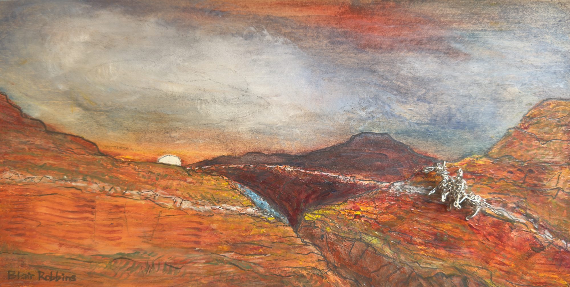 "DESERT MOONRISE" by Blair Robbins