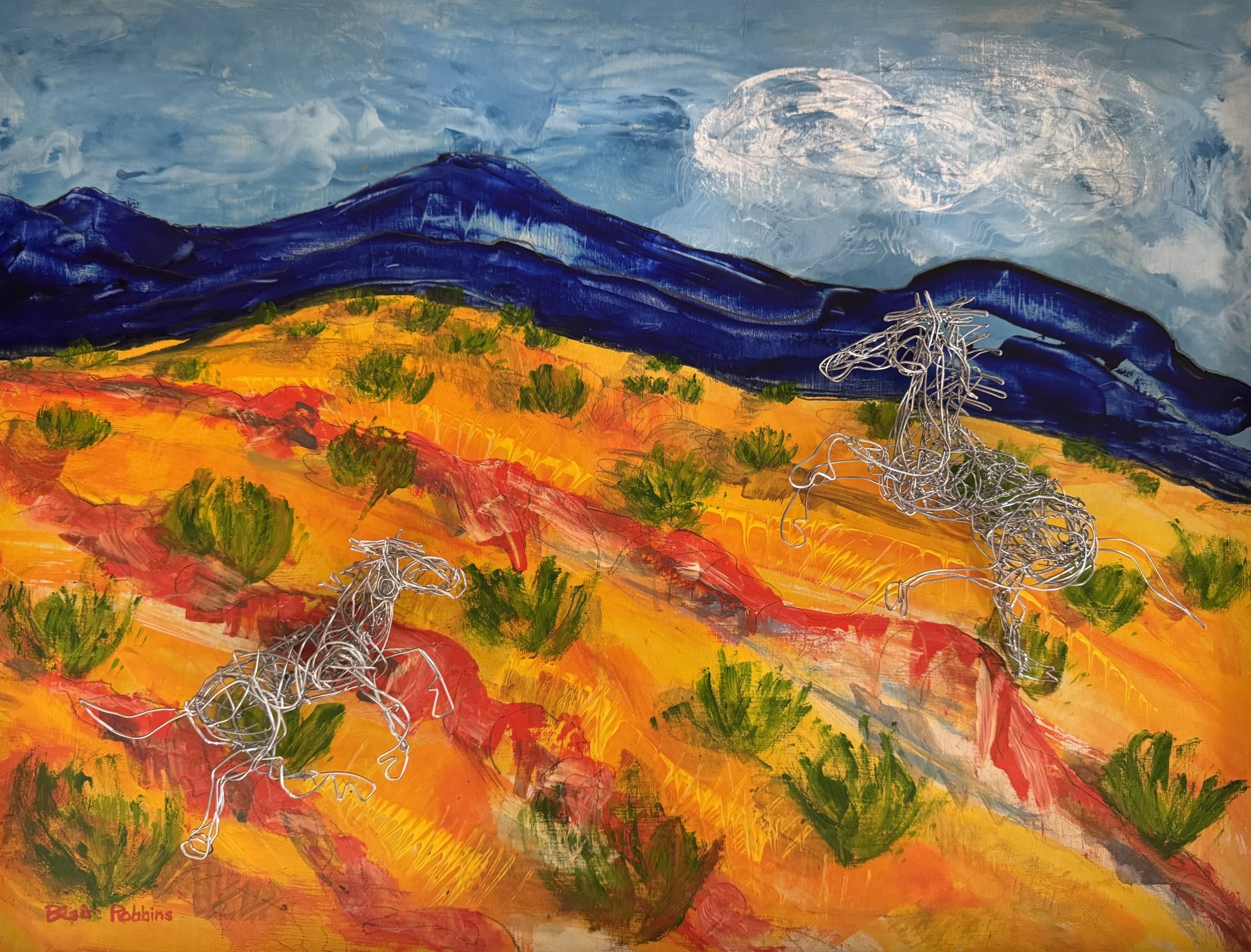 "WILD BEAUTIES ON A PINON DOTTED HILL" by Blair Robbins
