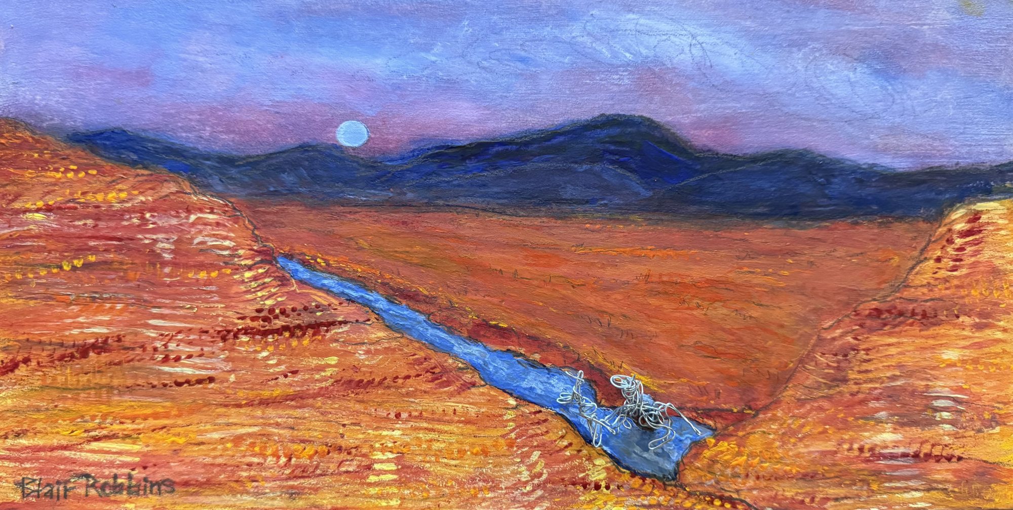 "UPRIVER AT DAWN" by Blair Robbins