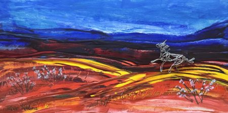 "ENTERING TWILIGHT ON A RAINBOW STONE" by Blair Robbins