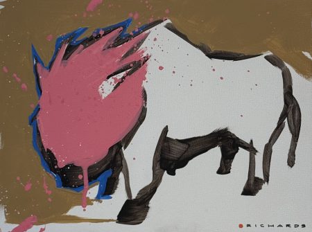 "PINK BUFFALO #5" By Brad Richards
