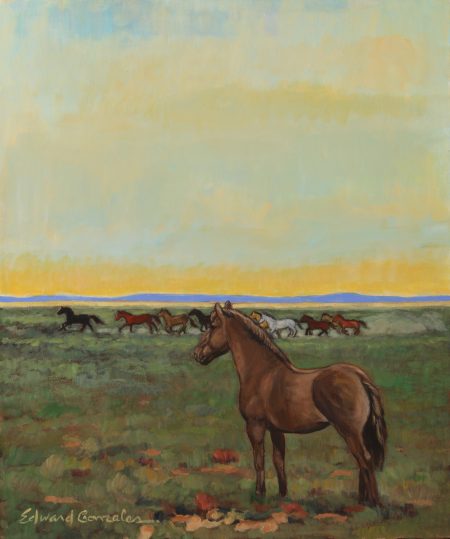 "MUSTANG MORNING" THE TRAIL DUST SERIES - BY EDWARD GONZALES