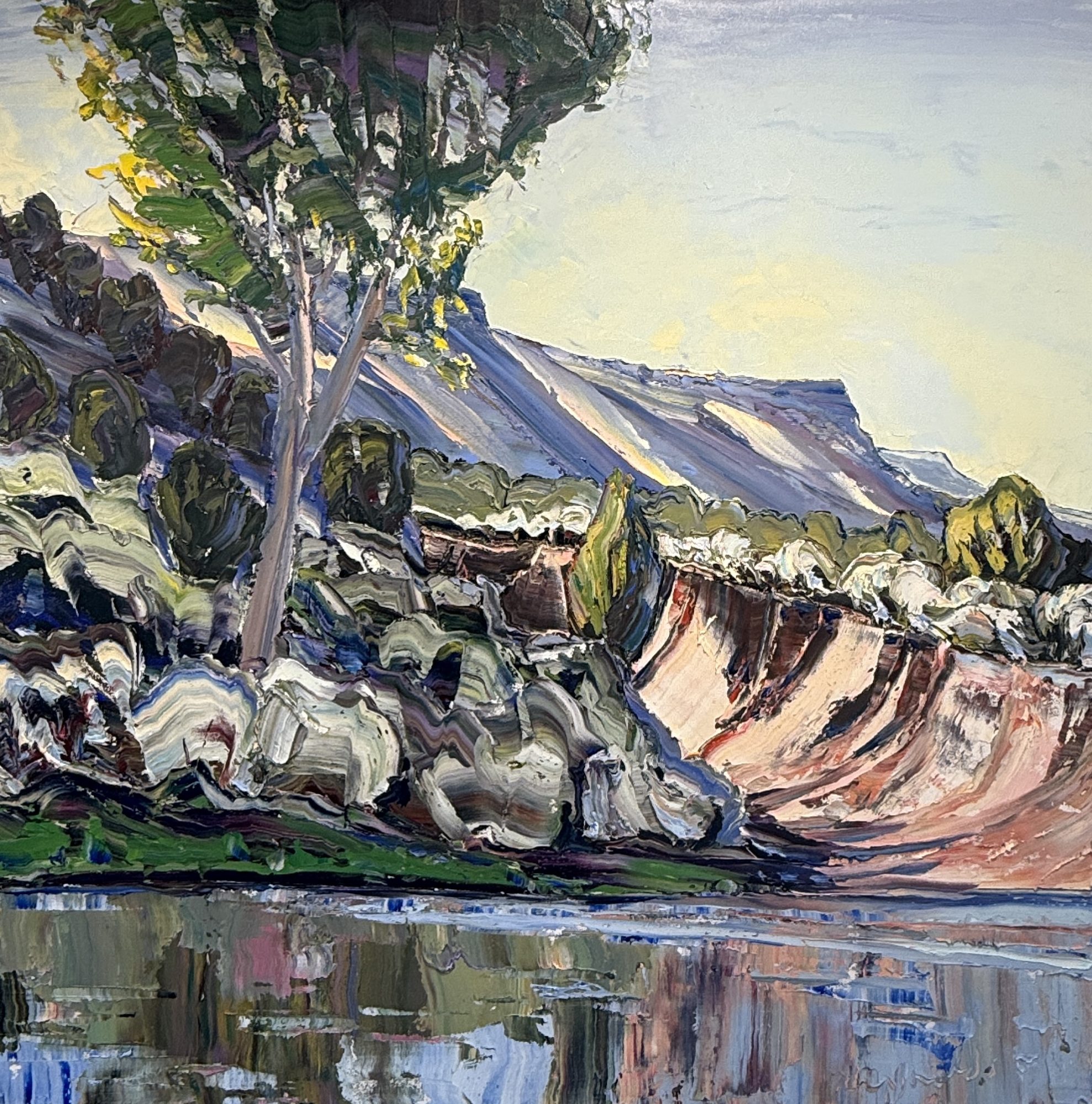 "STILL POOL MORNING" - By Robert E. Reynolds