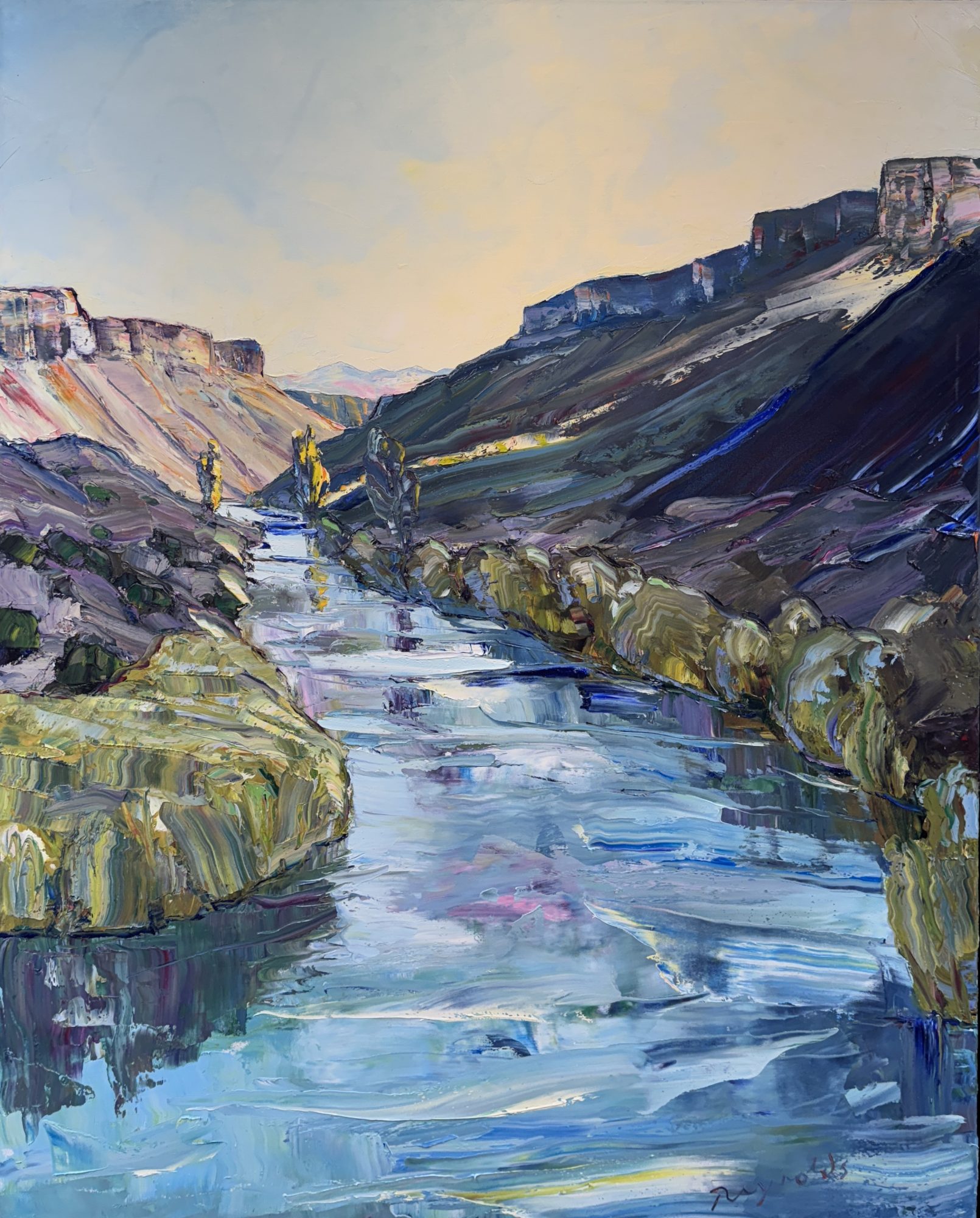 "RIO GRANDE MORNING" - By Robert E. Reynolds