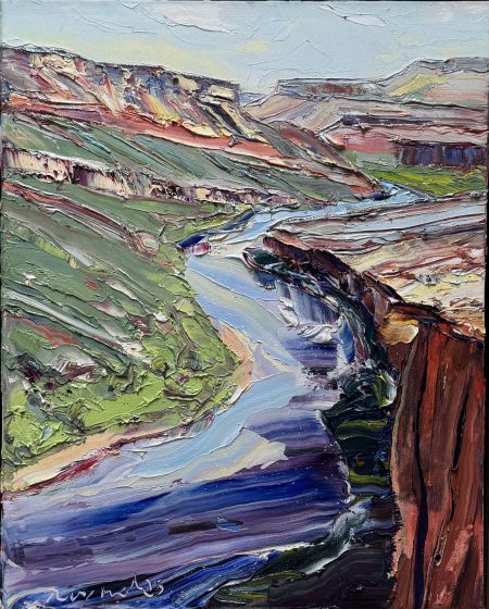 "DELORES RIVER OVERLOOK" - By Robert E. Reynolds