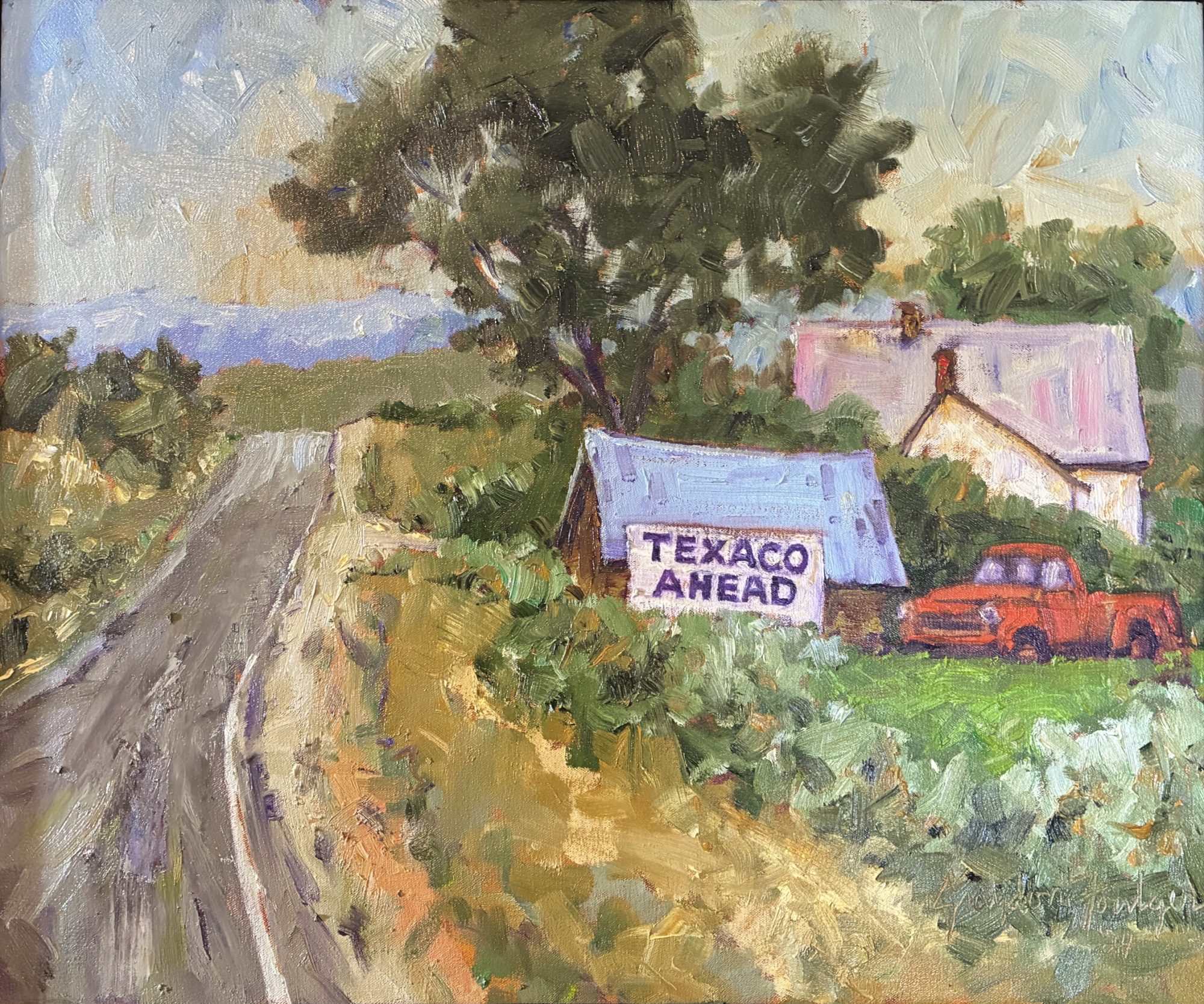 "TEXACO AHEAD"- BY GRAYDON FOULGER