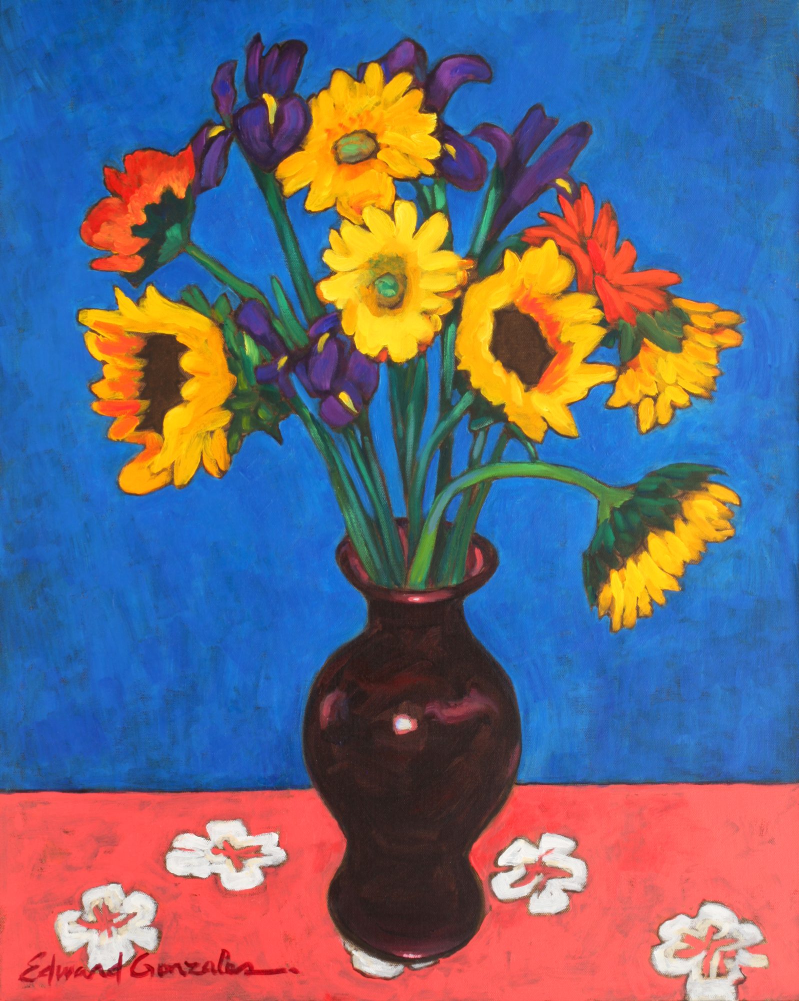 "HAPPY FLOWERS" - BY EDWARD GONZALES
