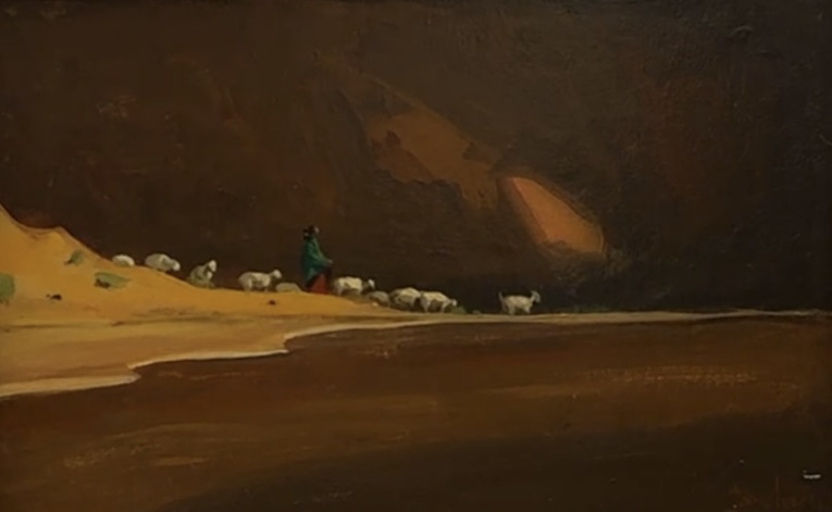 "Untitled (Canyon Shepherd)" By Gerard Curtis Delano