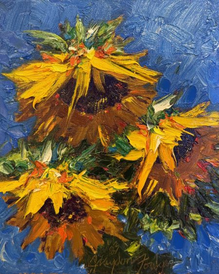 "SUNFLOWER BURSTS" - BY GRAYDON FOULGER