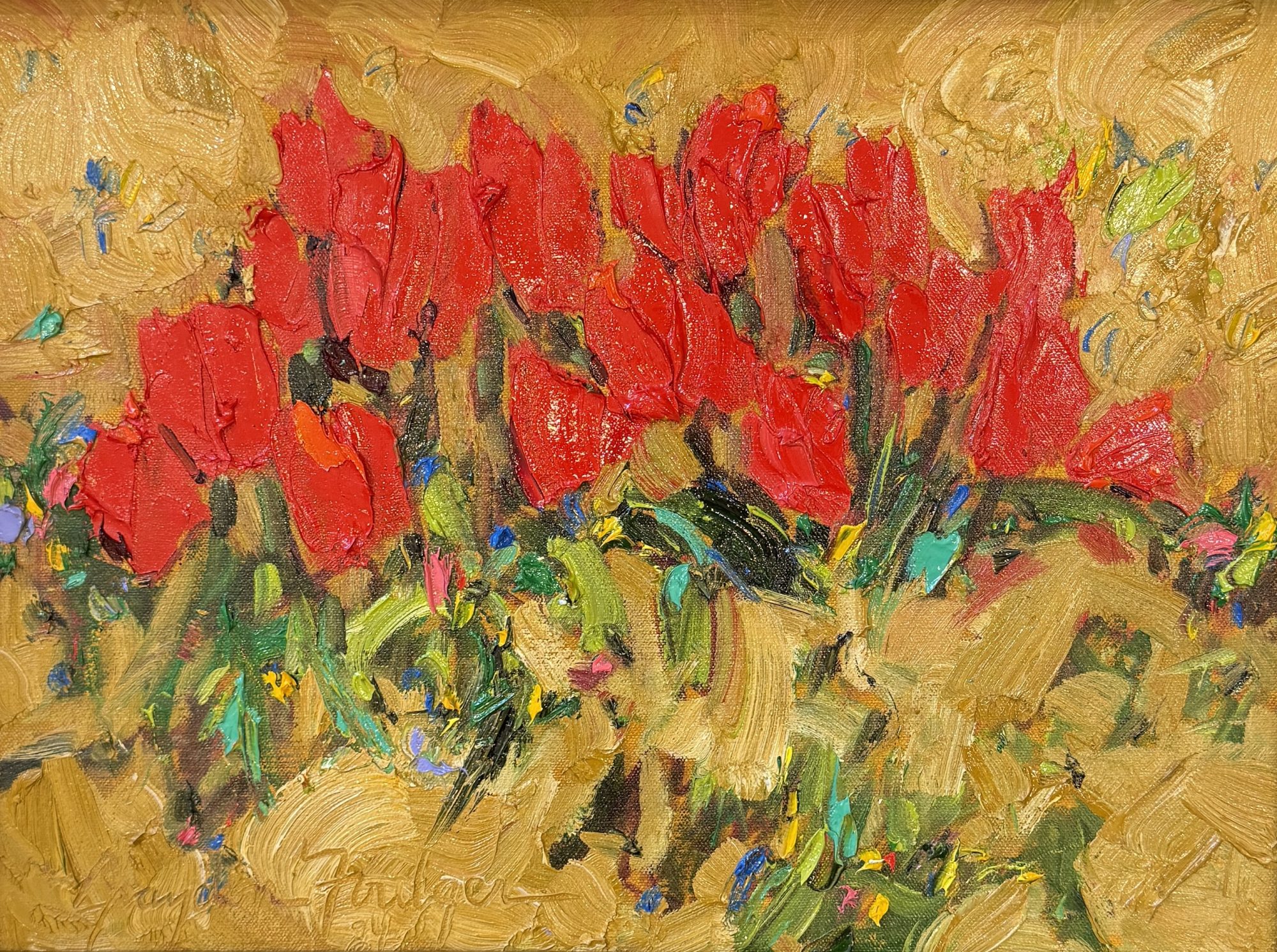 RED TULIPS - By Graydon Foulger
