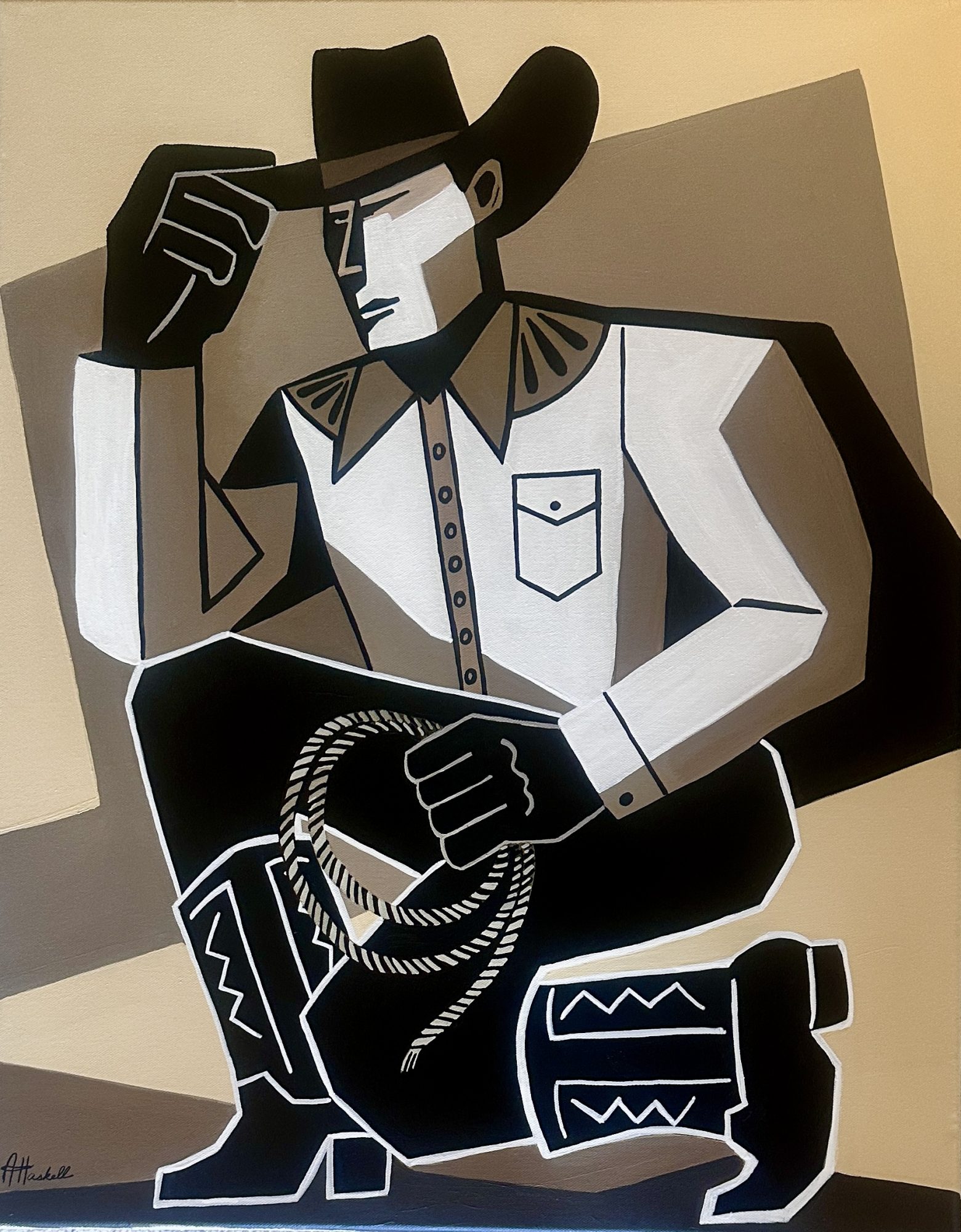COWBOY HANK - BY ANGIE HASKELL