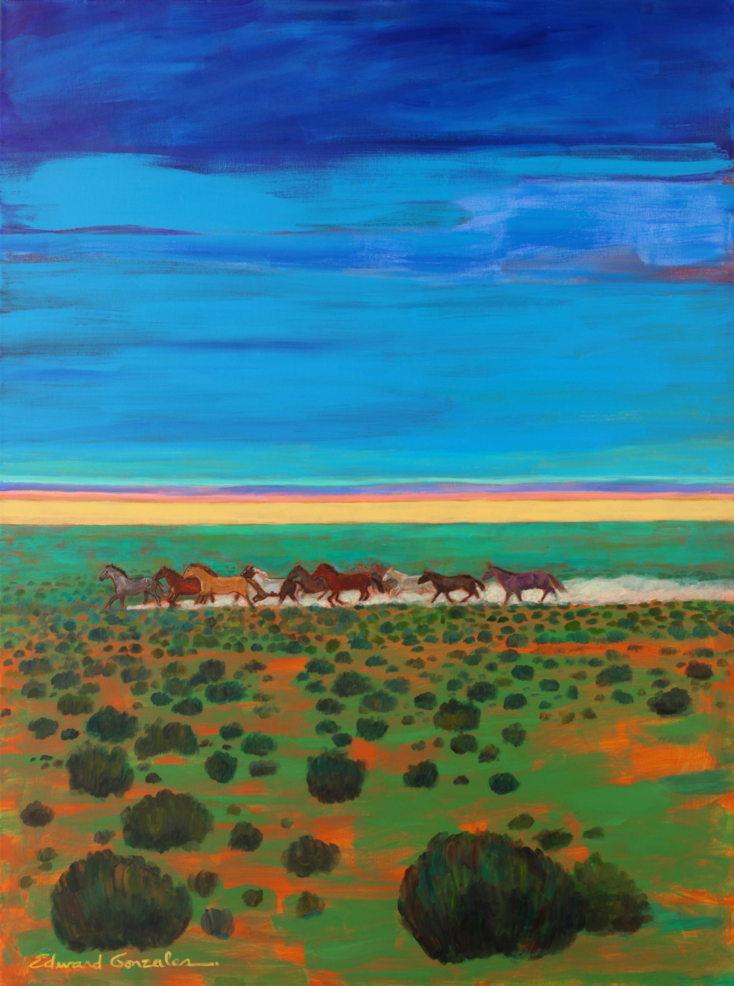 "TRAIL DUST" - BY EDWARD GONZALES