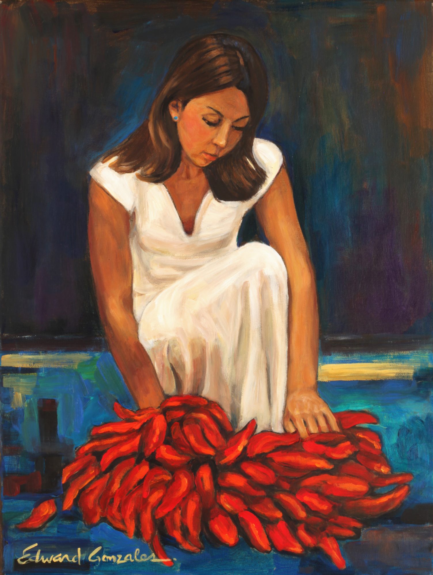 "YOUNG HARVESTER" - BY EDWARD GONZALES