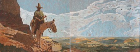 "DISTANCIA GRANDE DIPTYCH" - BY  SEAN MICHAEL CHAVEZ