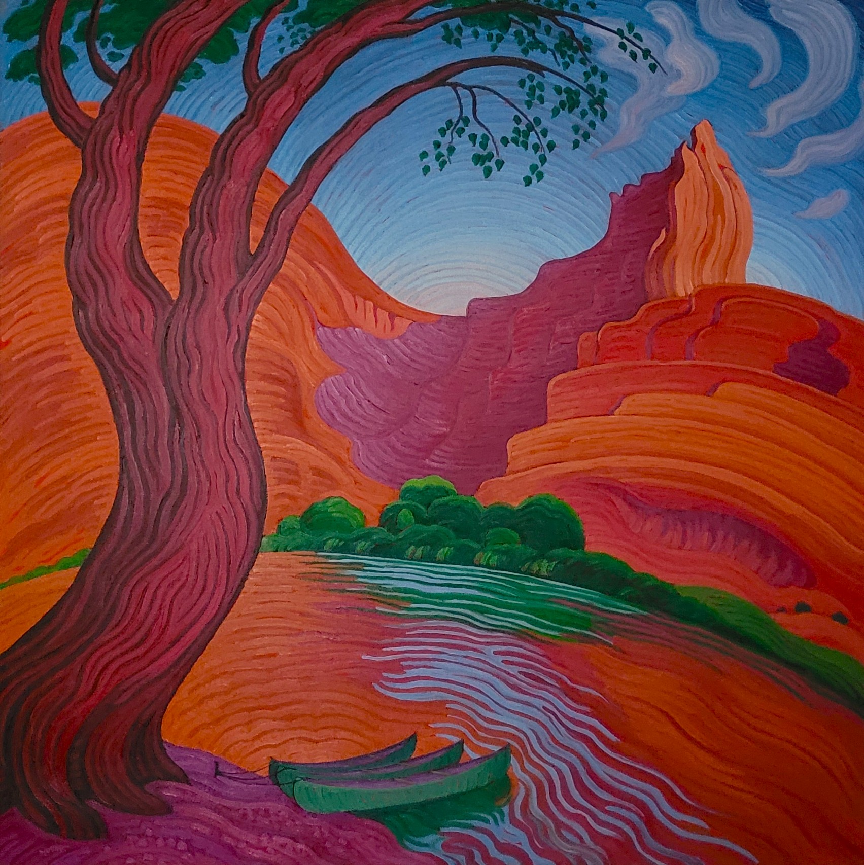 DESERT RIVER DAWN - BY RICK YOUNG