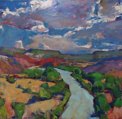 WANDERING RIVER, TRAVELING SKY, RIO CHAMA - BY GREGORY FRANK HARRIS