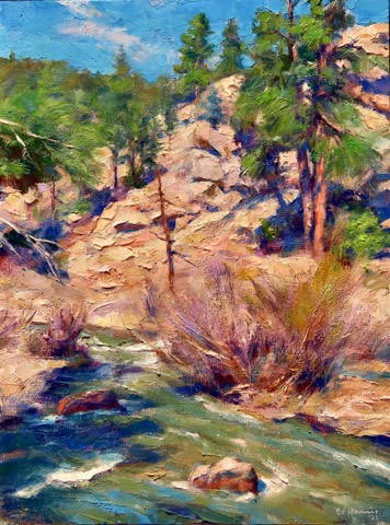 ON THE RIO PECOS - BY GREGORY FRANK HARRIS