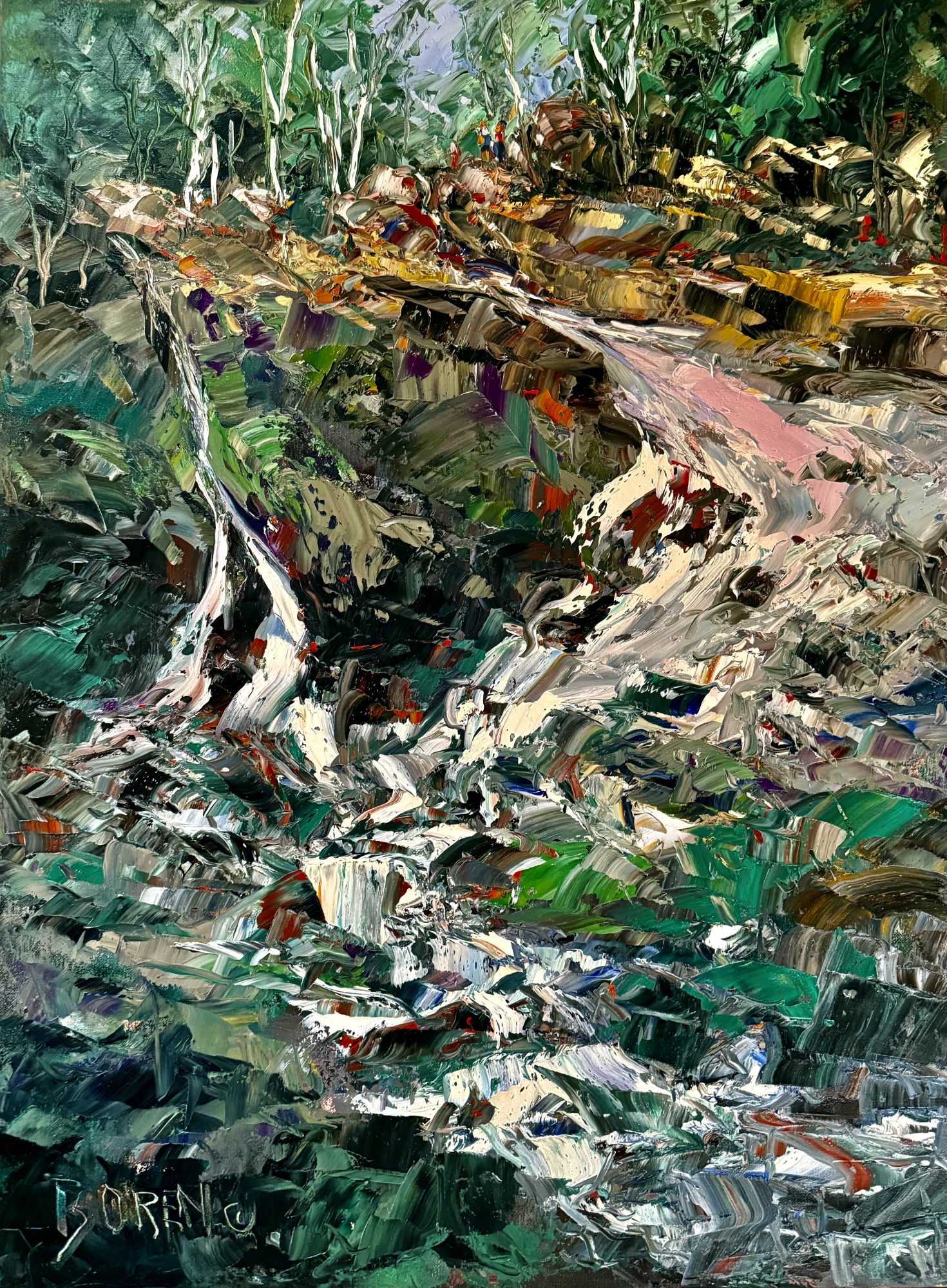 "WATERFALL" - By Evelyne Boren