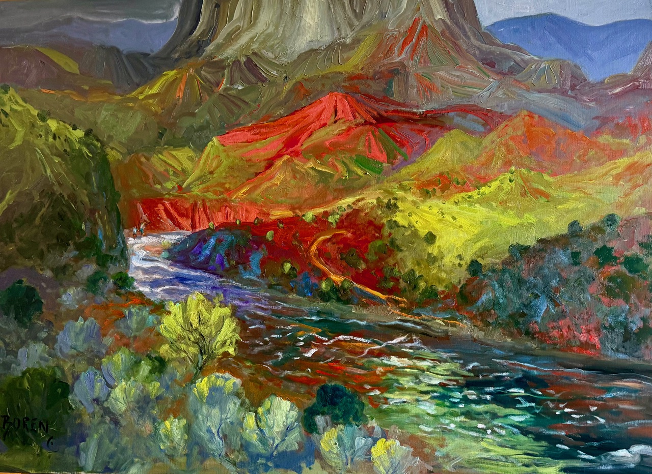 "MAGIC CHAMA RIVER BEND" - By Evelyne Boren