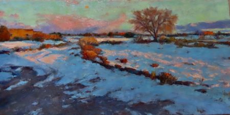 LATE EVENING LIGHT, SANTA FE COUNTY - BY GREGORY FRANK HARRIS