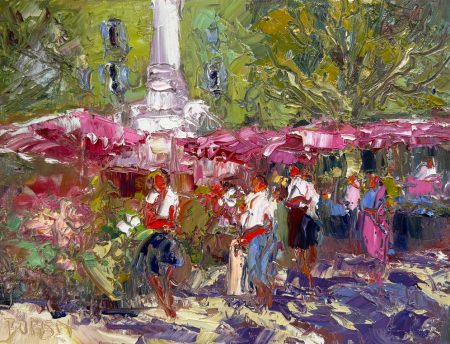 "FLOWER MARKET AIX EN PROVENCE" - By Evelyne Boren