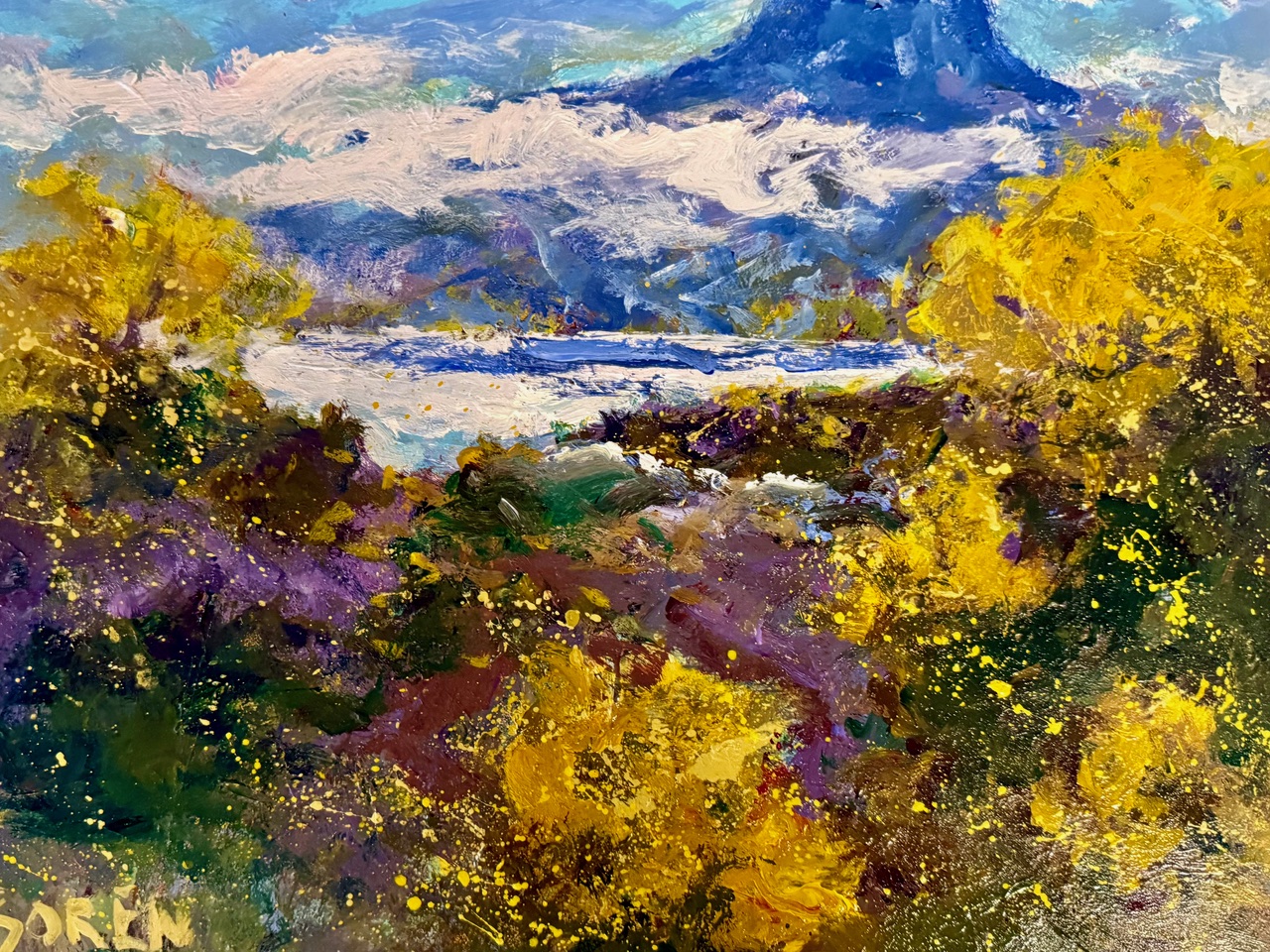 "PEDERNAL IN CLOUDS" - By Evelyne Boren