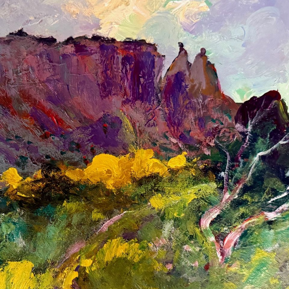"FALL COLOR GHOST RANCH" - By Evelyne Boren