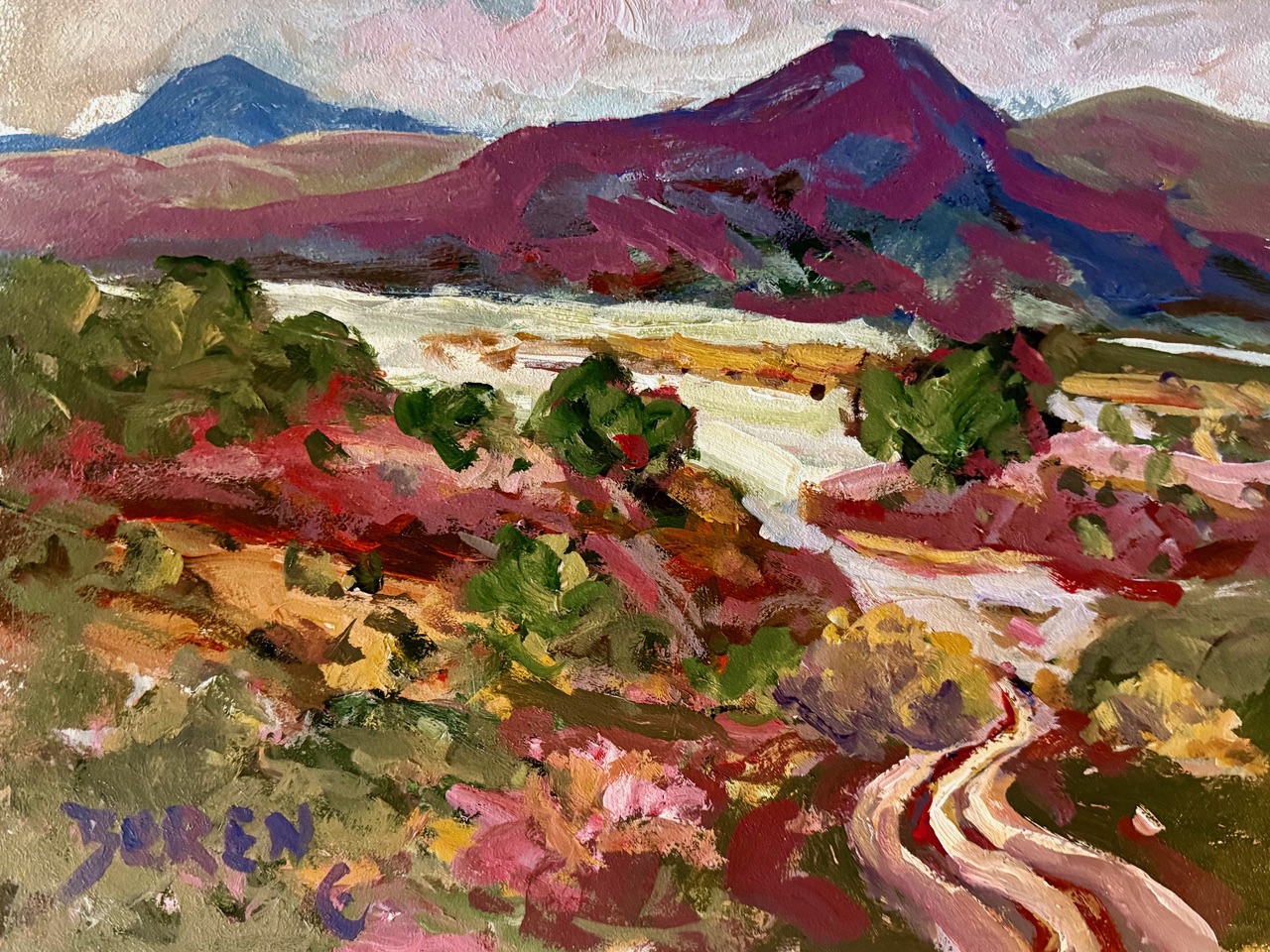 "PURPLE RAPSODY" - By Evelyne Boren