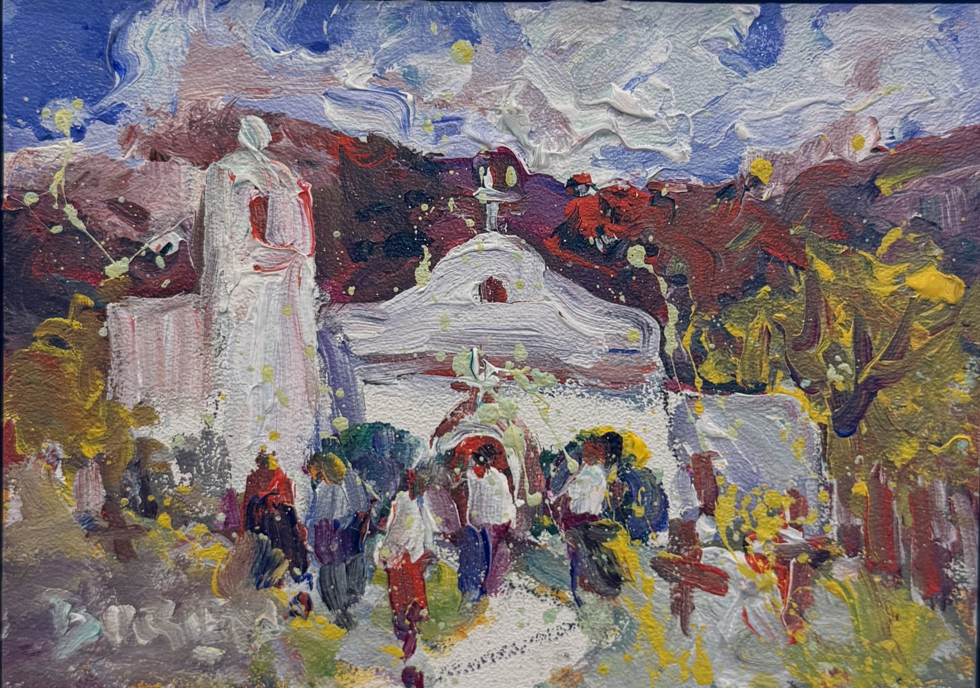 IMG_2445 GATHERING AT GOLDEN CHURCH - By Evelyne Boren