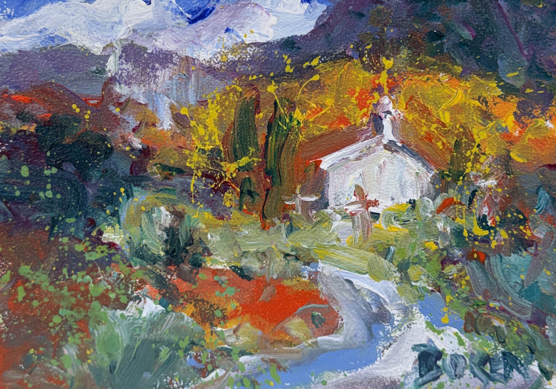 BLACK MESA MORADA - By Evelyne Boren