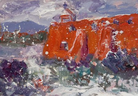 TAOS MORADA EARLY SNOW - By Evelyne Boren
