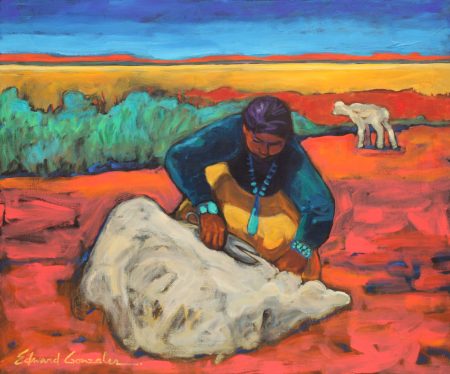 “NAVAJO LANDSCAPE” - BY EDWARD GONZALES