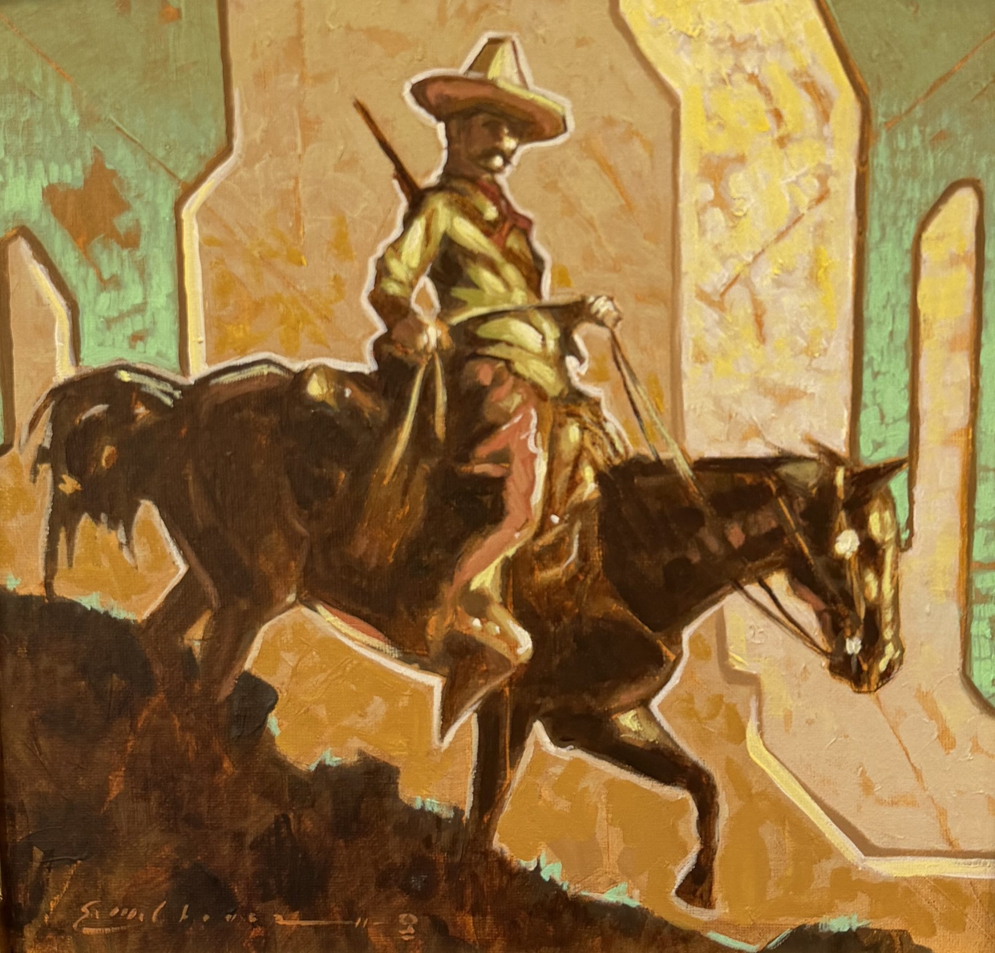 "WESTERN SILHOUETTE" - BY  SEAN MICHAEL CHAVEZ