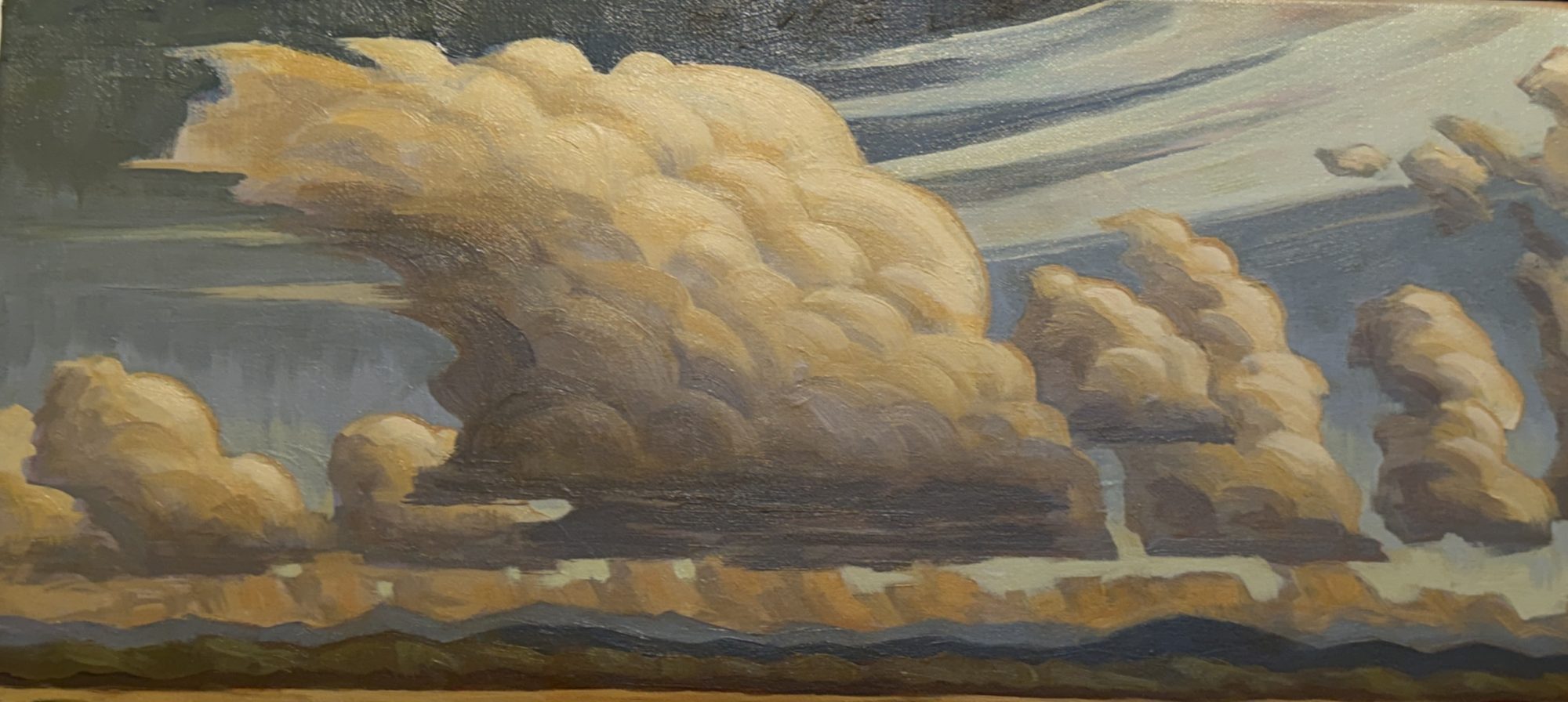 UP THE RIO GRANDE (STUDY) – BY JIM JENNINGS