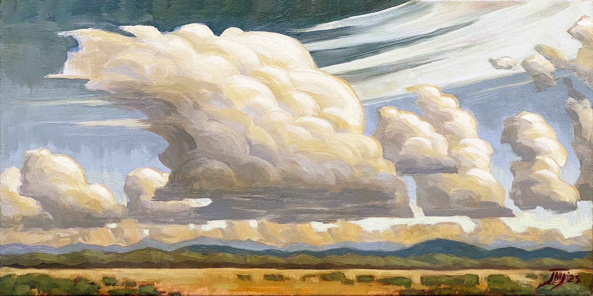 UP THE RIO GRANDE (STUDY) - BY JIM JENNINGS