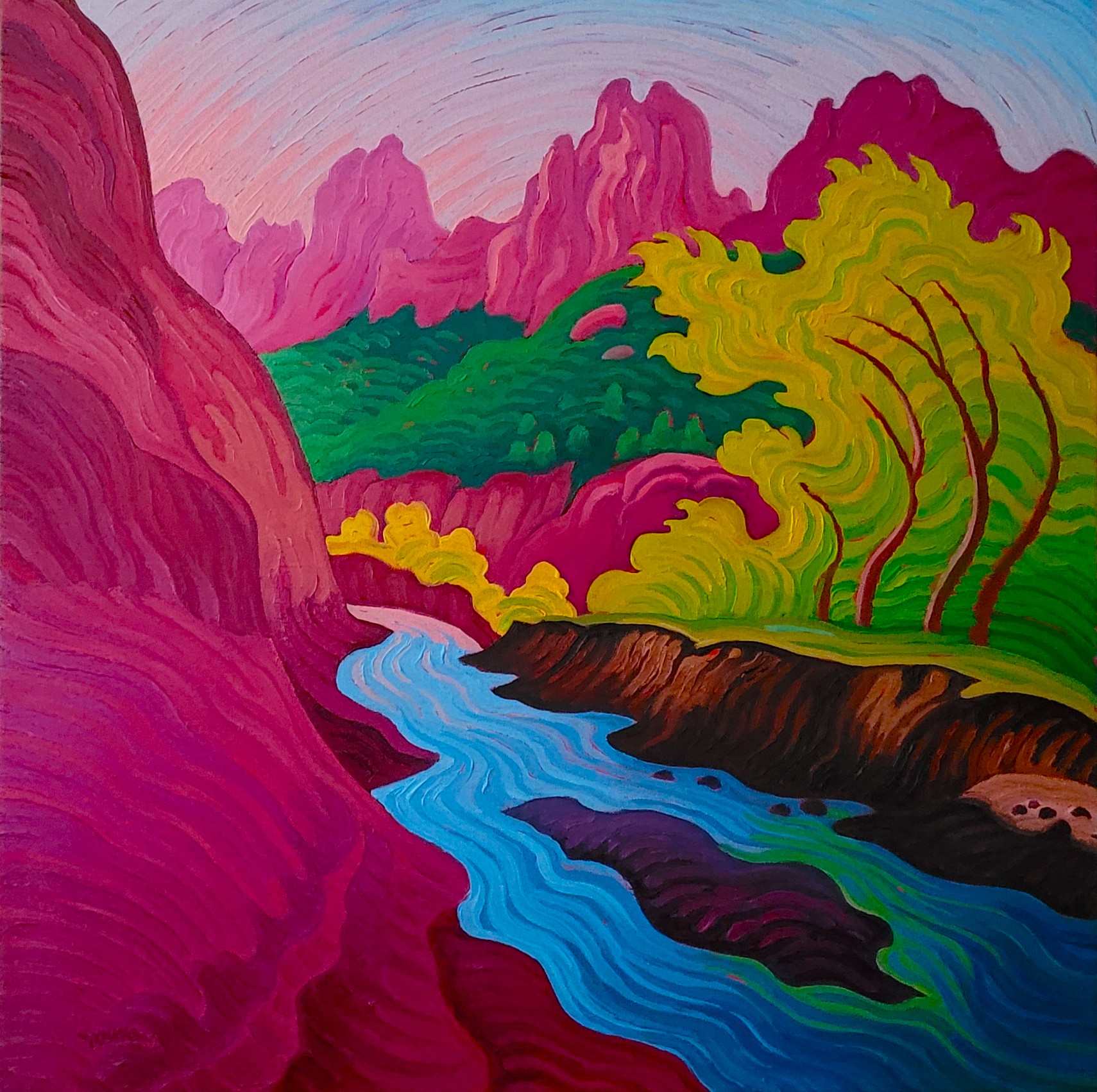 CREEKSIDE MORNING - BY RICK YOUNG