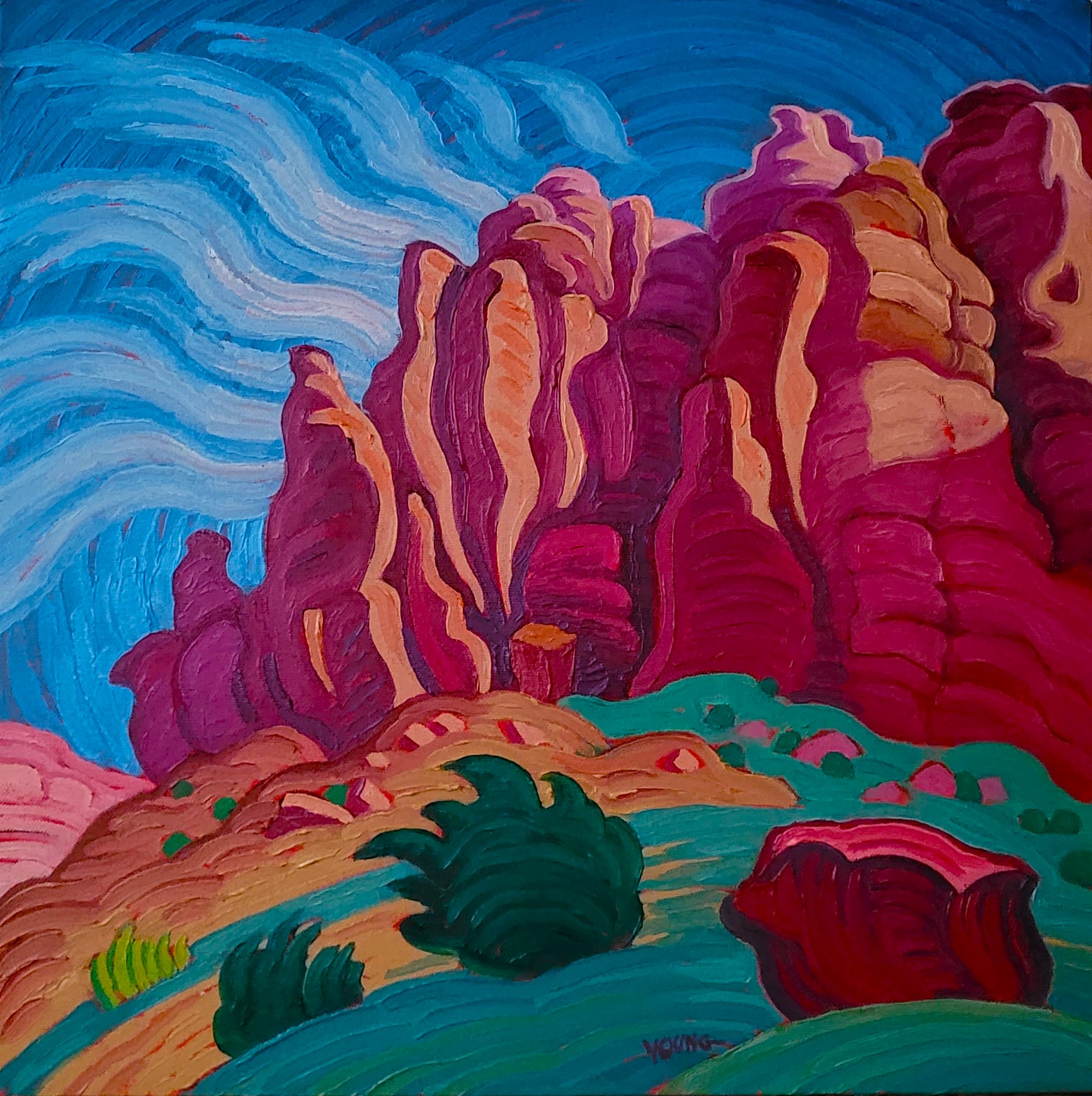IN THE CANYON - BY RICK YOUNG