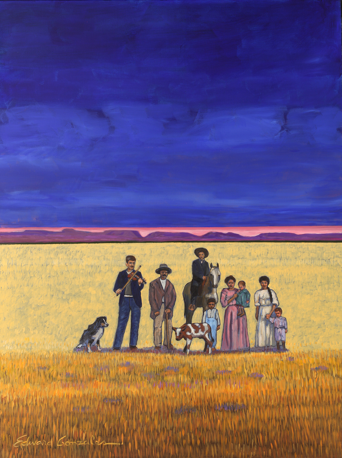 "COURAGE OF THE PLAINS” - BY EDWARD GONZALES