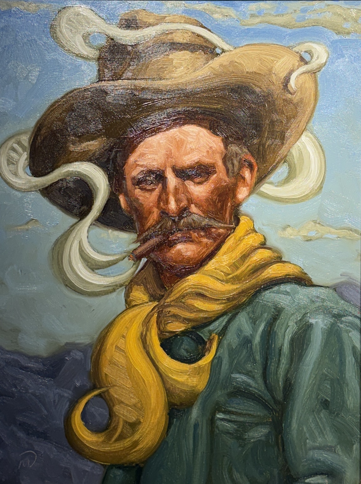 "STEELY EYED" By Drew Macias