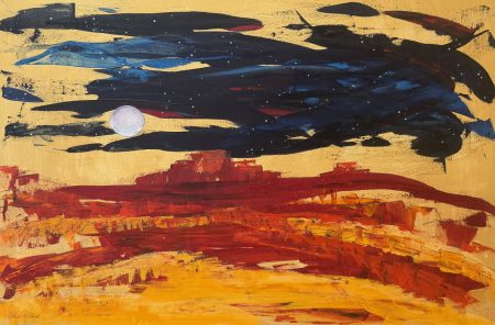 "LAST GLOW BEFORE THE VEIL OF INDIGO DUSK" by Blair Robbins