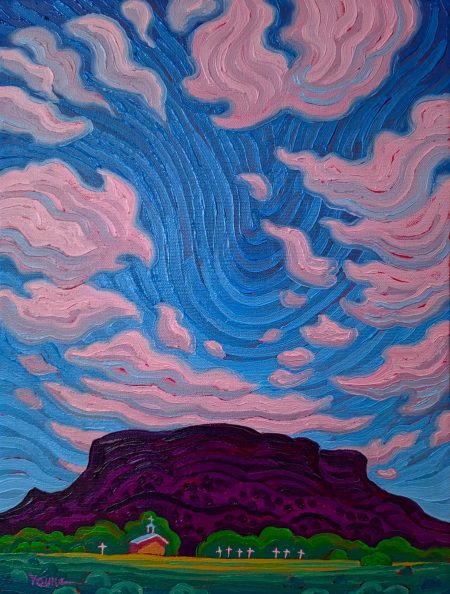 LIGHT BELOW BLACK MESA - BY RICK YOUNG