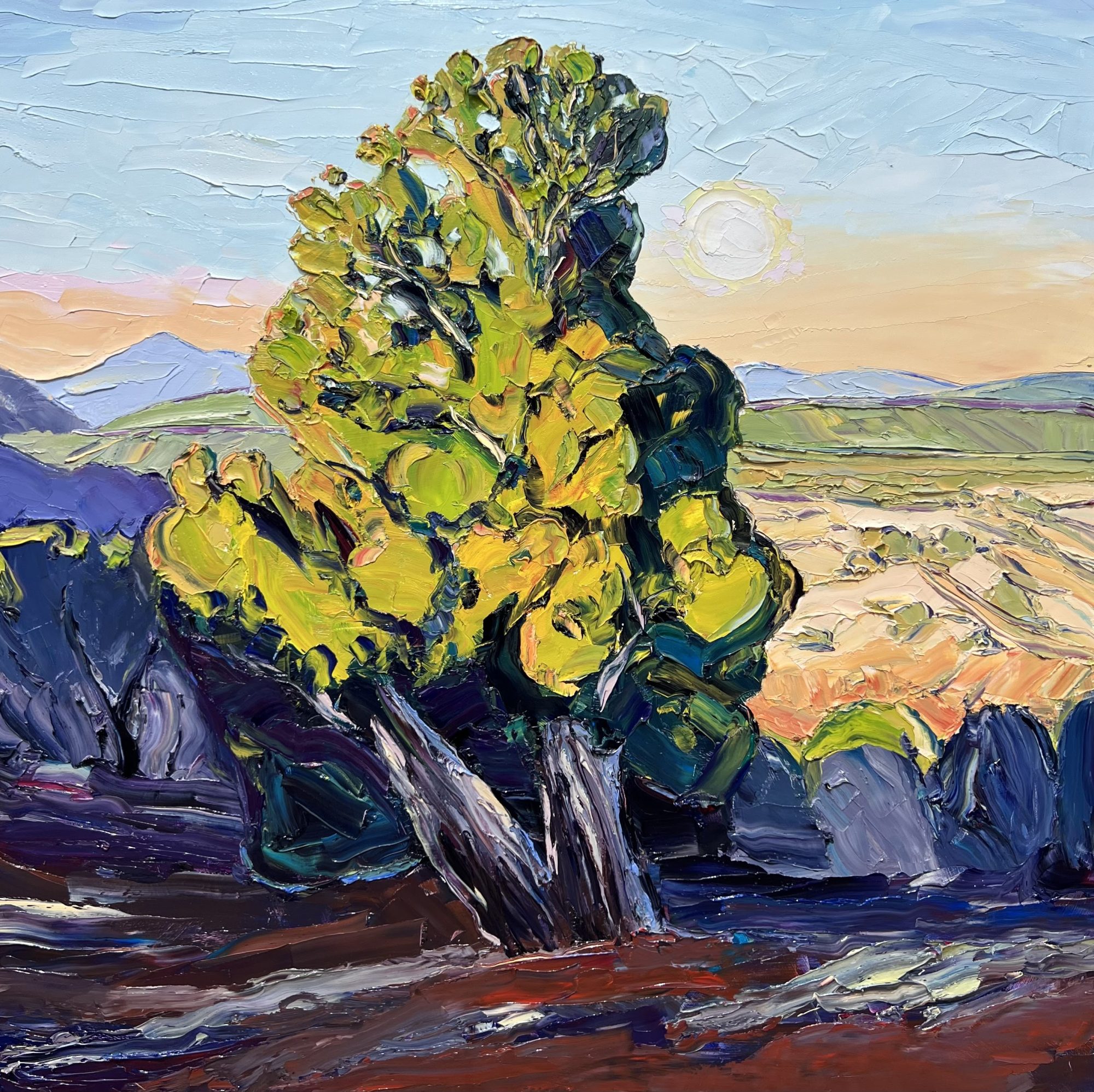 Holding Stillness 36x36 oil (2) "HOLDING STILLNESS" - By Robert Reynolds