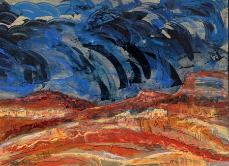 "GATHERING SKY OVER FLAMING CANYON HUES" by Blair Robbins