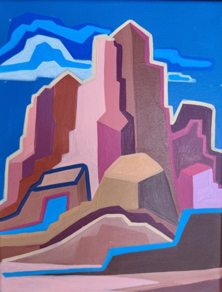 CUBIST BUTTE  - BY ANGIE HASKELL